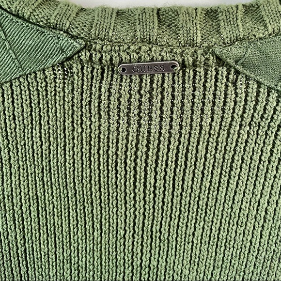 Guess Olive Green Paratrooper Sweater - Picture 4 of 5